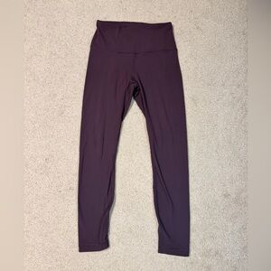 Dark Purple High Waisted Leggings
